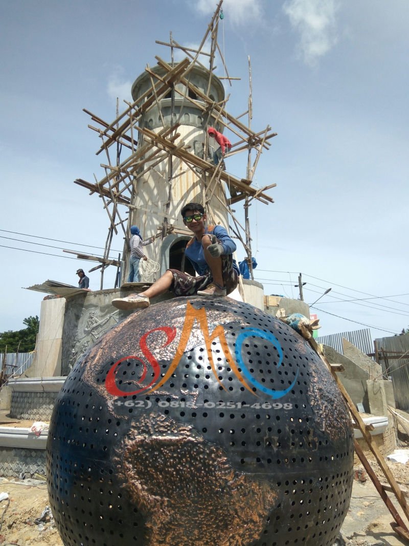 Bola-dunia-globe-tembaga-Aceh-Langsa-212